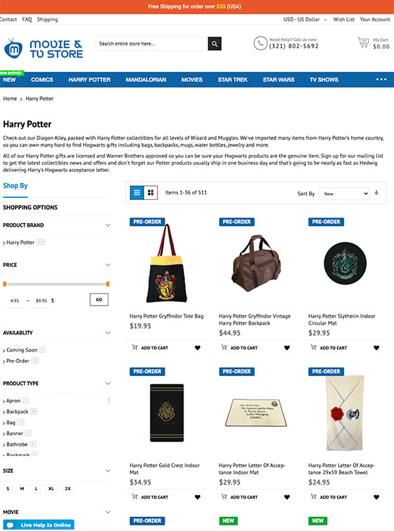 The Movie and TV Store